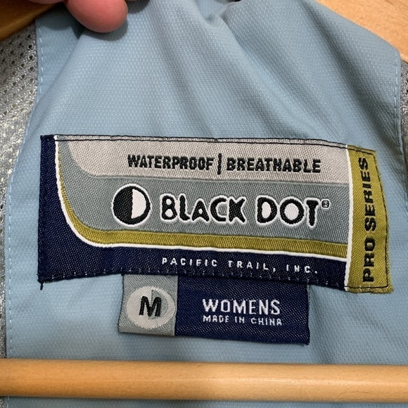 Black Dot Waterproof Breathable Pro Series Gore Tex Ski Snowboard Hood Jacket M - Picture 14 of 17